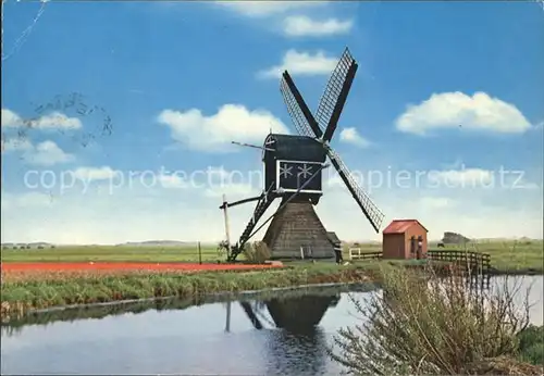 Niederlande Land der Windmuehlen Kat. Niederlande