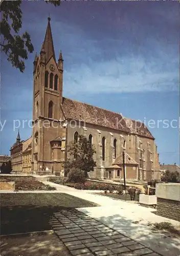 Keszthely Kirchenpartie Kat. Balaton Plattensee