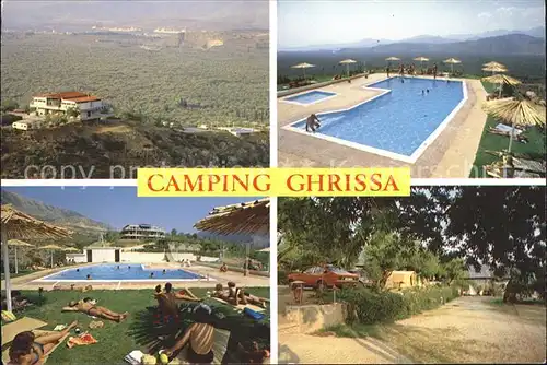 Delphi Delfi Camping Ghrissa Kat. Golf von Korinth