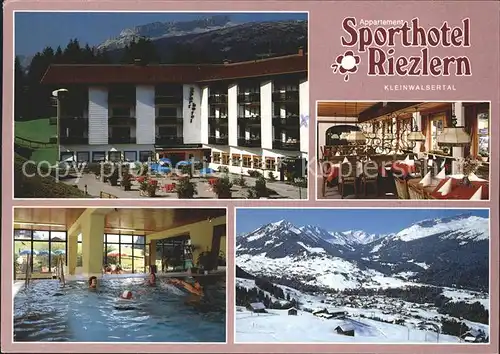 Riezlern Kleinwalsertal Vorarlberg Sporthotel Riezlern Kat. Mittelberg