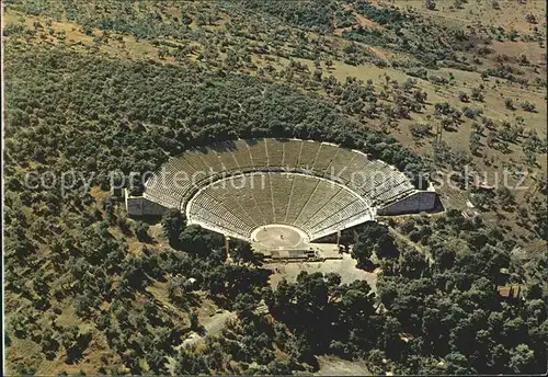 Epidauros Fliegeraufnahme Theater  Kat. Epidavros Peloppones