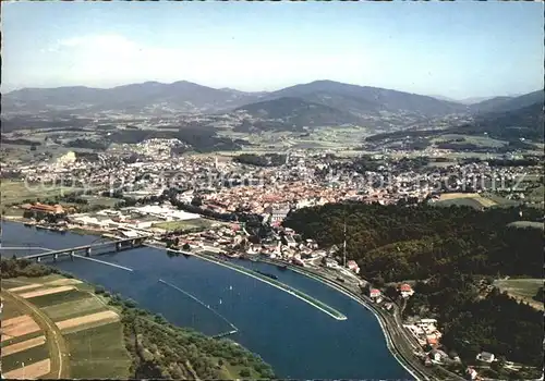 Deggendorf Donau Fliegeraufnahme / Deggendorf /Deggendorf LKR