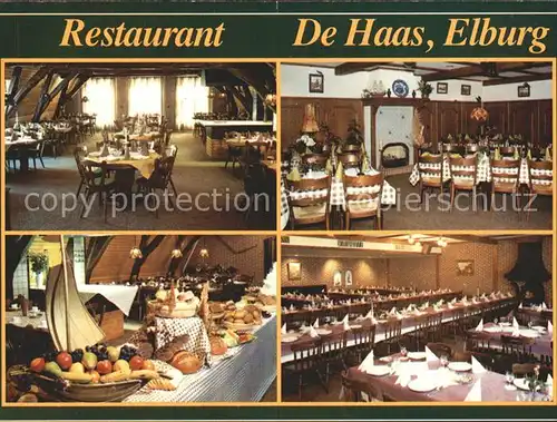 Elburg Restaurant De Haas Kat. Niederlande