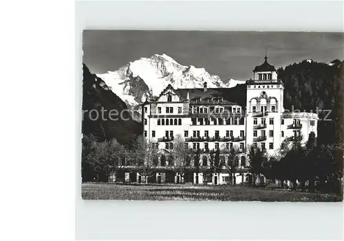 Interlaken BE Hotel Savoy mit Jungfrau Kat. Interlaken