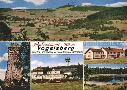 Vogelsberg Hessen Taufstein VHC  Klubhaeuser Jugendherberge Forellenteich Kat. Schotten