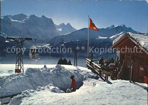 Hasliberg Kaeserstatt Wetterhoerner Moench Eiger Schwarzhorn / Hasliberg /Bz. Oberhasli