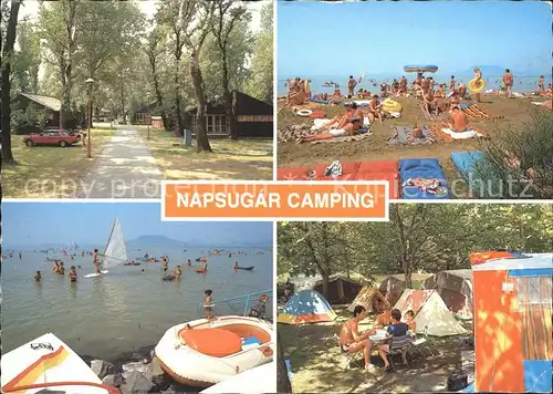 Fonyod Fuerdoe Napsugar Camping Kat. Ungarn