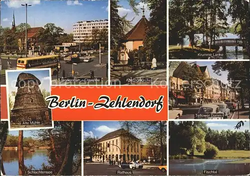 Zehlendorf Berlin Alte Dorfkirche Fischtal Rathaus Schlachtensee / Berlin /Berlin Stadtkreis