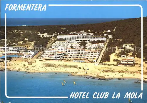 Formentera Hotel Club La Mola Strand Fliegeraufnahme Kat. Spanien