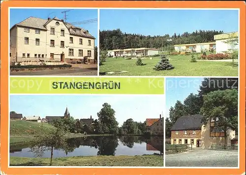 Stangengruen Zwickau Naherholungszentrum der Bergarbeiter Gasthaus Zur Talmuehle Kat. Zwickau