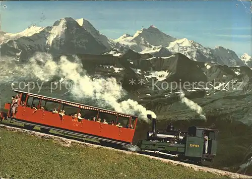 Brienz Rothornbahn Eiger Moench Jungfrau Kat. Eisenbahn