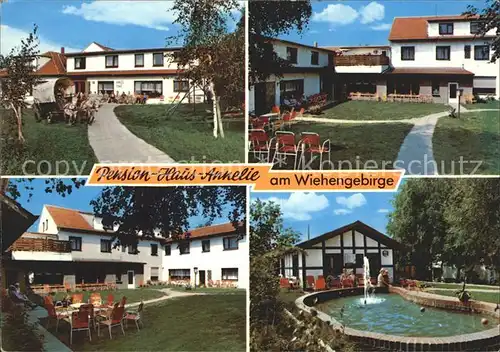 Bad Holzhausen Luebbecke Pension Haus Annelie am Wiehengebirge Kat. Preussisch Oldendorf