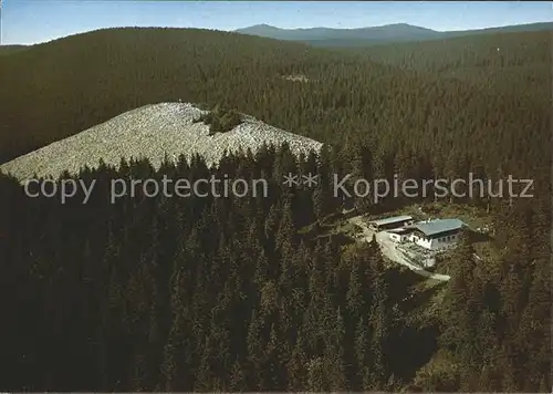 Lusenschutzhaus Fliegeraufnahme Nationalpark Bayerischer Wald Kat. Neuschoenau