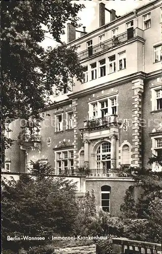 Wannsee Immanuel Krankenhaus Kat. Berlin