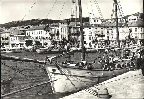 Crikvenica Kroatien Hafenpartie Kat. Kroatien