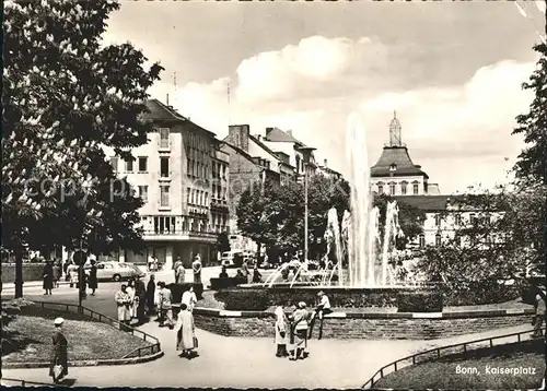 Bonn Rhein Kaiserplatz Springbrunnen Kat. Bonn