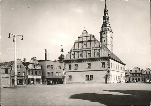 Glogowek Rynek z poznorenesansowym ratuszem 