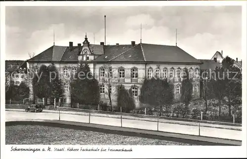 Schwenningen Neckar Fachschule fuer Feinmechanik Uhrenstadt / Villingen-Schwenningen /Schwarzwald-Baar-Kreis LKR