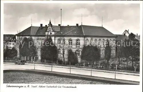 Schwenningen Neckar Fachschule fuer Feinmechanik Uhrenstadt / Villingen-Schwenningen /Schwarzwald-Baar-Kreis LKR