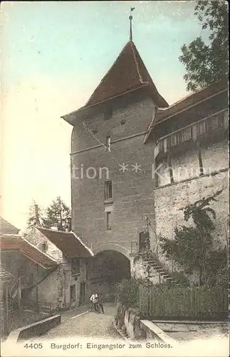 Burgdorf Bern Einganstor zum Schloss Kat. Hasle Burgdorf