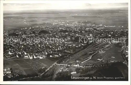 Schwenningen Neckar Fliegeraufnahme / Villingen-Schwenningen /Schwarzwald-Baar-Kreis LKR