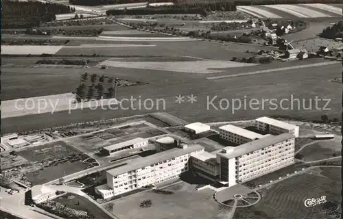 Schwenningen Neckar Fliegeraufnahme Krankenhaus / Villingen-Schwenningen /Schwarzwald-Baar-Kreis LKR