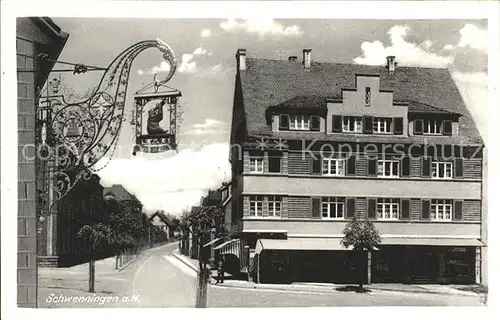 Schwenningen Neckar Strassenpartie / Villingen-Schwenningen /Schwarzwald-Baar-Kreis LKR