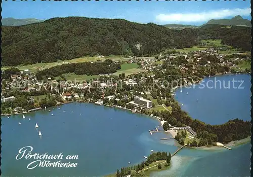 Poertschach Woerthersee Fliegeraufnahme /  /