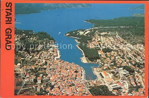 Starigrad Fliegeraufnahme Kat. Hvar