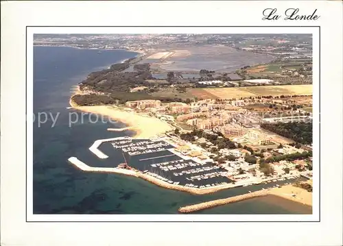 Miramar Malaga La Londe les Maures Le port de Miramar vu du ciel Kat. Malaga Andalucia