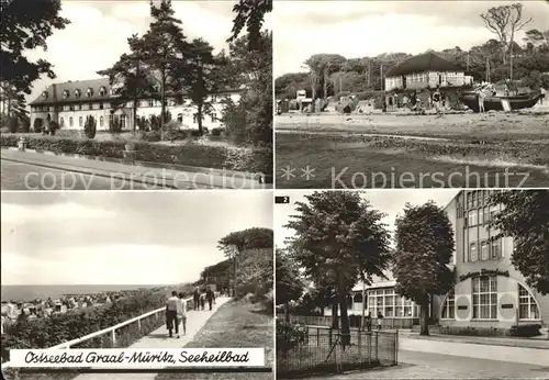 Graal-Mueritz Ostseebad Sanatorium-Richard-Assmann Kurhaus Strandperle / Seeheilbad Graal-Mueritz /Bad Doberan LKR