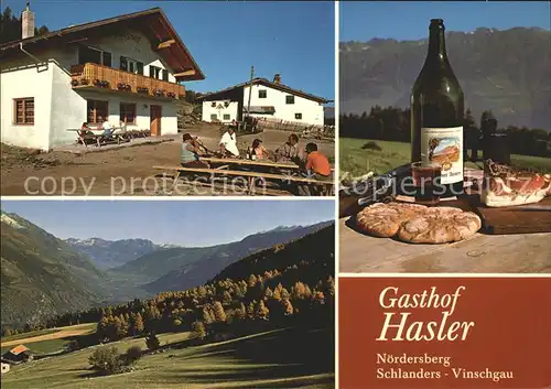 Schlanders Suedtirol Gasthaus Hasler Kat. Bozen Suedtirol