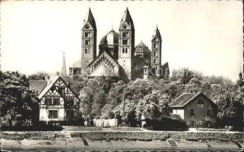 Spire Cathedrale Rheinpartie Kat. Speyer Rhein