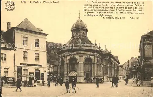 Spa Liege Le Pouhon Pierre le Grand Kat. 