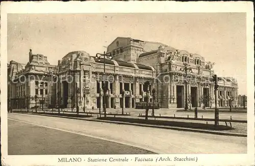 Milano Stazione Centrale Facciata  Kat. Italien