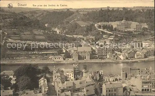 Dinant Wallonie Vue prise des Jardins du Casino Kat. Dinant