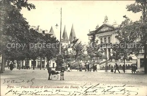 Spa Liege Place Royale et Etablissement des Bains Kat. 