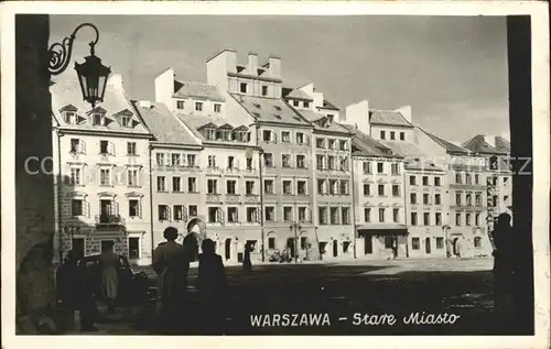 Warszawa Stare Miasto Caly Narod buduje Swoja Stolice Kat. Warschau Polen