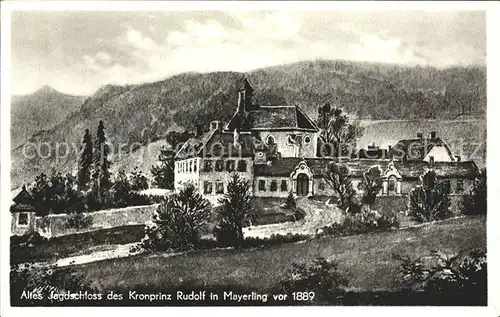 Mayerling Baden Altes Jagdschloss des Kronprinz Rudolf / Baden /Wiener Sueden