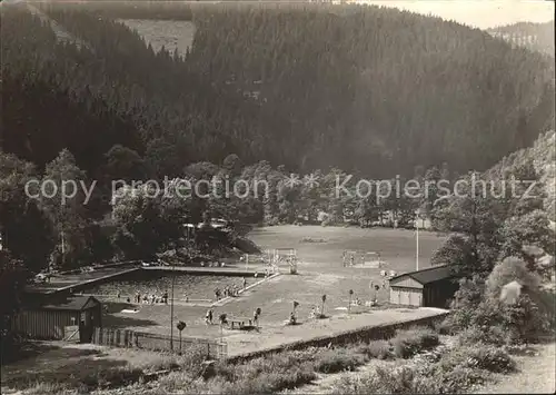 Schwarzmuehle Schwimmbad Kat. Meuselbach Schwarzmuehle