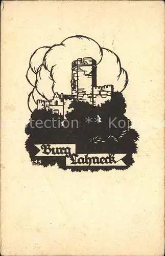 Burg Lahneck  Kat. Alken