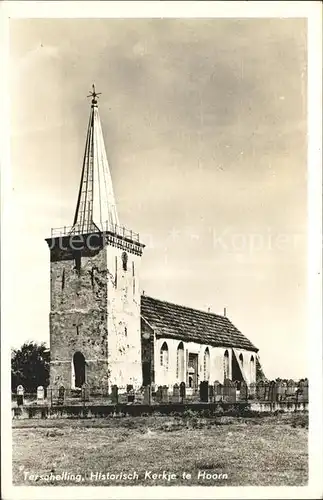 Terschelling Historisch Kerkje Hoorn Kat. Niederlande