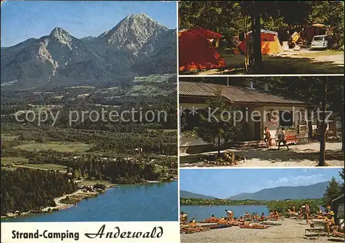 Faak am See Finkenstein Strand Camping Anderwald Kat. Finkenstein am Faaker See