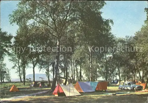 Balaton Plattensee Campingplatz Kat. Ungarn