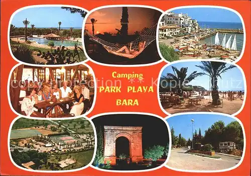 Tarragona Roda de Bara Camping Park Playa Bara  Kat. Costa Dorada Spanien