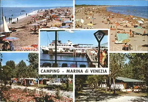 Punta Sabbioni Camping Marina di Venezia Strand Faehre Kat. Venezia Venedig