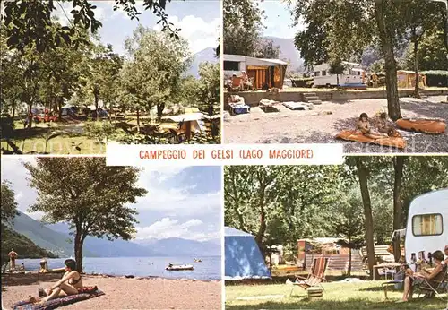 Cannobio Lago Maggiore Campeggio dei Gelsi Camping Kat. Italien