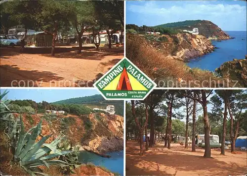 Palamos Camping Kueste Meerblick Kat. Palamos Costa Brava