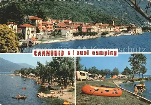 Cannobio Lago Maggiore Camping Strand Kat. Italien