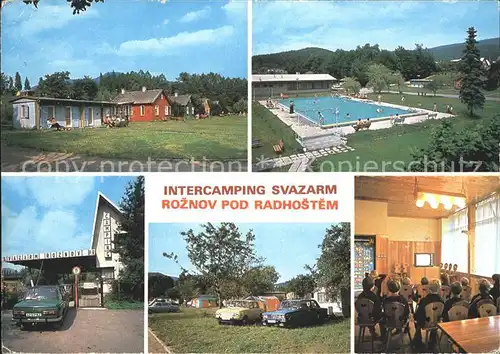 Roznov pod Radhostem Intercamping Svazarm Schwimmbad Kat. Roznau Rosenau